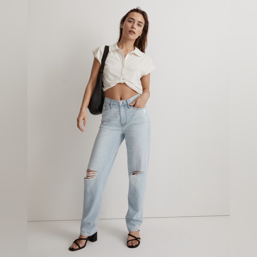 Madewell MWL Polo Twist Tee